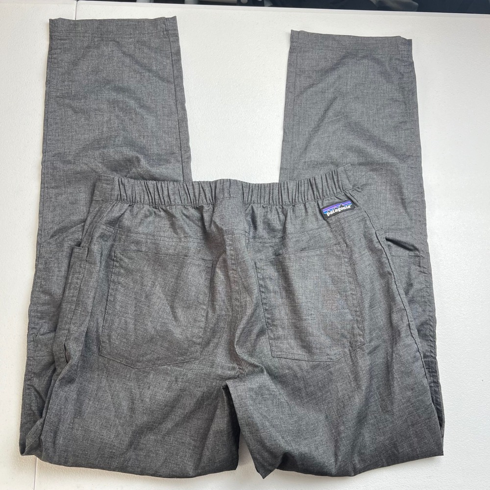 Patagonia Mens Hampi Rock Pants Ink Black Grey 82941 Size 31 Hemp Blend Climbing - Picture 2 of 6